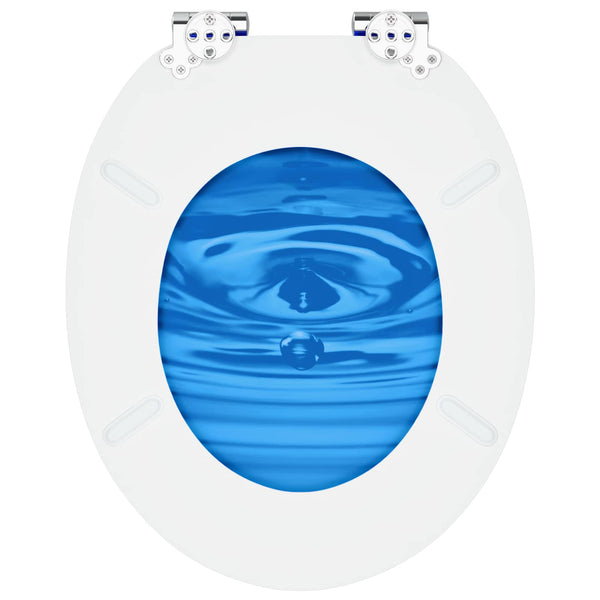 WC-istuin Sininen pisara 44 x 38 cm Tekninen puu