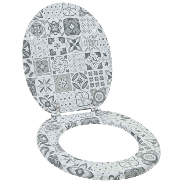 WC-istuin Harmaa 44 x 38 cm Tekninen puu