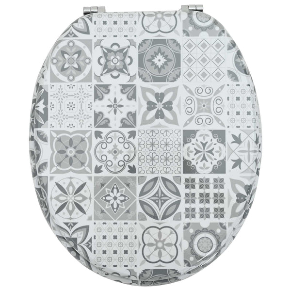 WC-istuin Harmaa 44 x 38 cm Tekninen puu