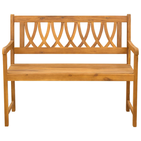 Ulkopenkki 2 -istuttava 110 x 56 x 90 cm Tiheä akasiapuu