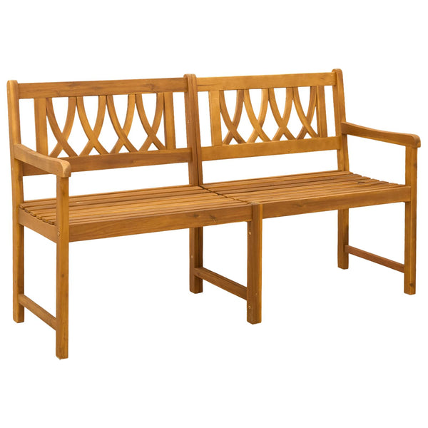 Ulkopenkki 2 -istuttava 150 x 56 x 90 cm Tiheä akasiapuu
