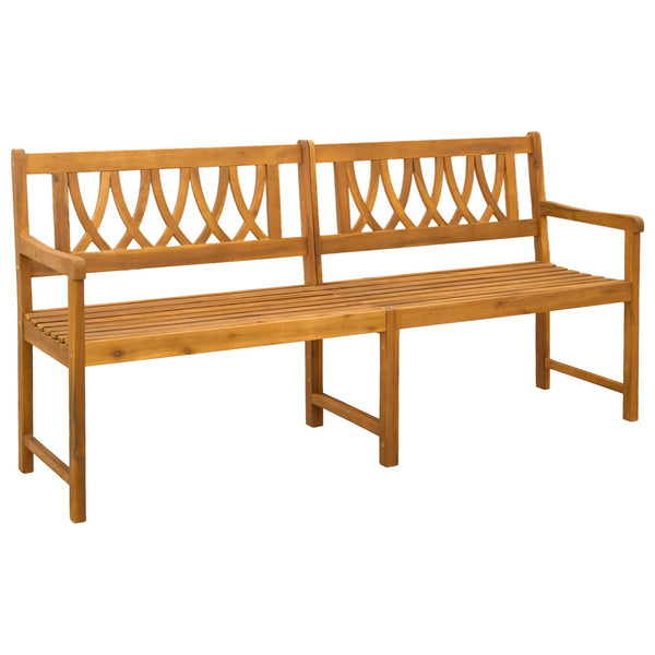 Ulkopenkki 2 -istuttava 180 x 56 x 90 cm Tiheä akasiapuu