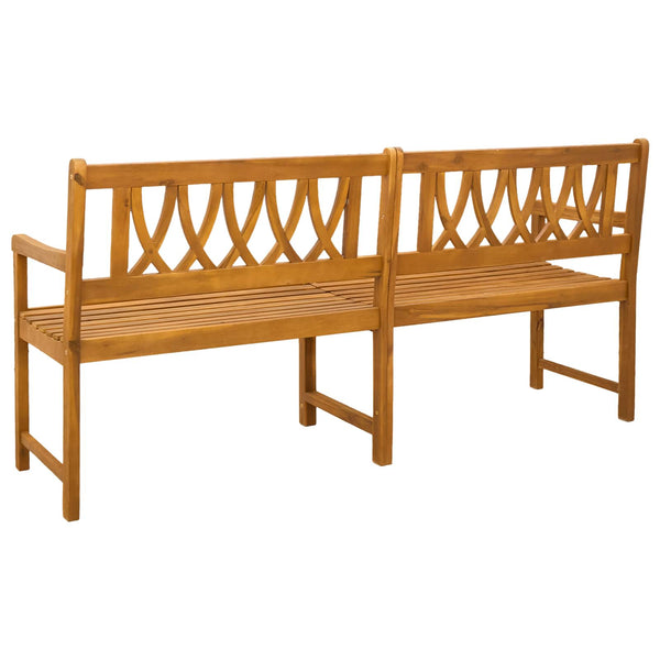 Ulkopenkki 2 -istuttava 180 x 56 x 90 cm Tiheä akasiapuu