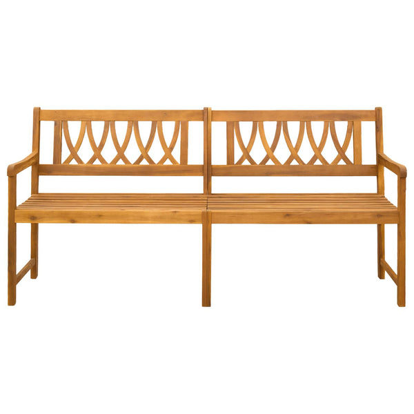 Ulkopenkki 2 -istuttava 180 x 56 x 90 cm Tiheä akasiapuu