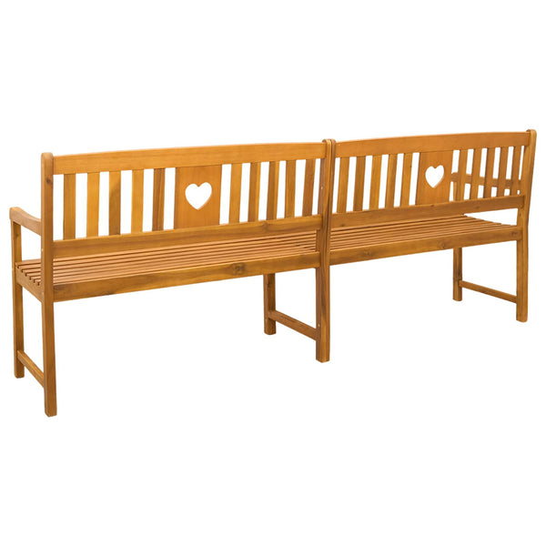 Ulkopenkki 4 -istuttava 220 x 56 x 90 cm Tiheä akasiapuu