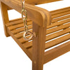 Puutarhakeinu 2 -Seater 110 x 56 x 58 cm Tiheä akasiapuu