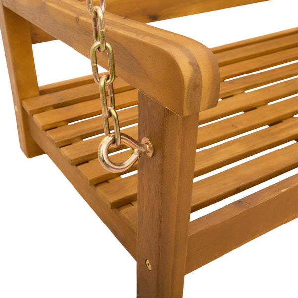 Puutarhakeinu 2 -Seater 110 x 56 x 58 cm Tiheä akasiapuu