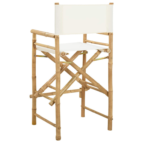 Kokoontaitettava ohjaajan tuoli 2 pcs Luonnollinen Bambusta