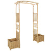 Puutarha-arkki Luonnollinen 177 x 40 x 205 cm Bambu