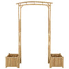 Puutarha-arkki Luonnollinen 177 x 40 x 205 cm Bambu