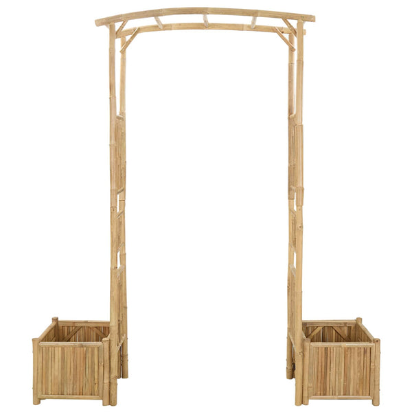 Puutarha-arkki Luonnollinen 177 x 40 x 205 cm Bambu