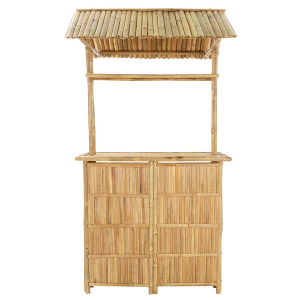 Ulkoilman baari pöytä Luonnollinen 115 x 95 x 214 cm Bambusta