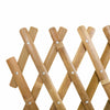 Laajennettava ristikkokaihtin 2 kpl 100 x 105 cm Bambu