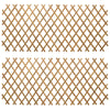 Laajennettava ristikkokaihtin 2 kpl 100 x 105 cm Bambu