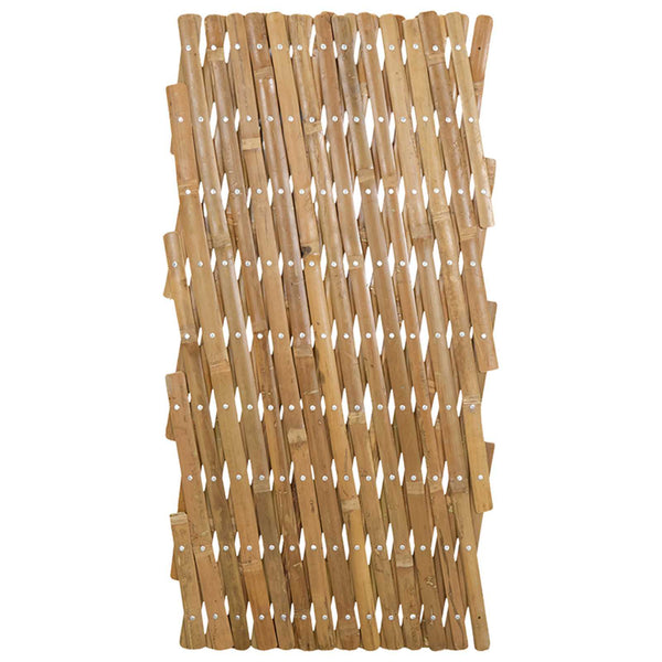 Laajennettava ristikkokaihtin 2 kpl 100 x 105 cm Bambu