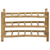 Viinipukki Luonnollinen 57 x 29,5 x 36 cm Bambusta