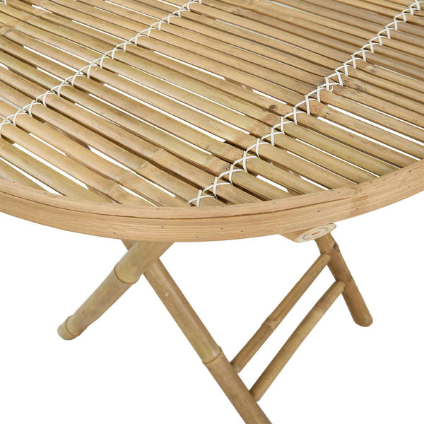 Puutarhapöytä Luonnollinen 80 x 70 cm Bambu
