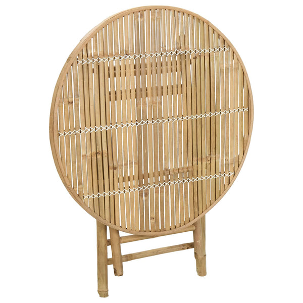 Puutarhapöytä Luonnollinen 80 x 70 cm Bambu
