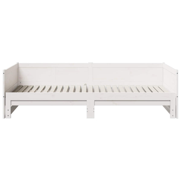 Vedettävä päiväsänky Valkoinen 6FT Super King Size
