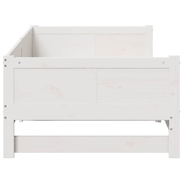 Vedettävä päiväsänky Valkoinen 6FT Super King Size