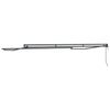 Sähkökäyttöinen ulosvetokangasrunko Antrasiitti 4 x 2 m Teräs