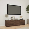 TV-kaappi LED-valolla 140 x 34 x 40 cm Ruskea tammi