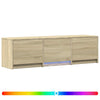 TV-kaappi LED-valolla 140 x 34 x 40 cm Sonoman tammi