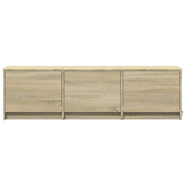 TV-kaappi LED-valolla 140 x 34 x 40 cm Sonoman tammi