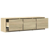 TV-kaappi LED-valolla 140 x 34 x 40 cm Sonoman tammi