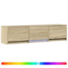 TV-kaappi LED-valolla 165 x 34 x 40 cm Sonoman tammi