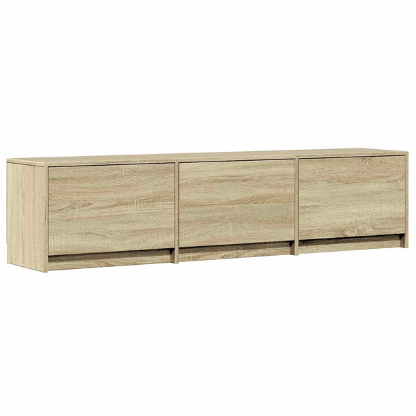 TV-kaappi LED-valolla 165 x 34 x 40 cm Sonoman tammi