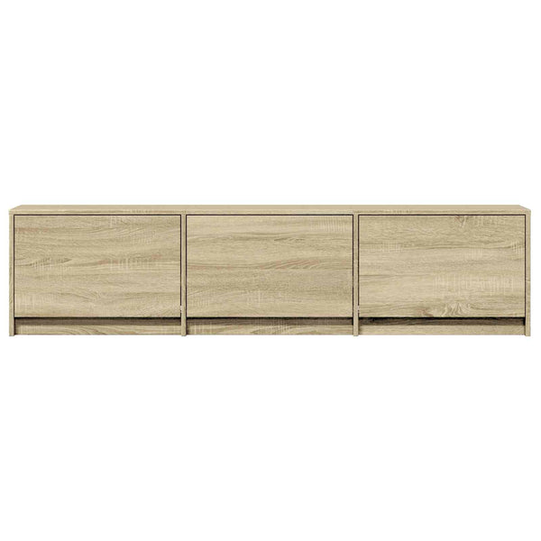 TV-kaappi LED-valolla 165 x 34 x 40 cm Sonoman tammi