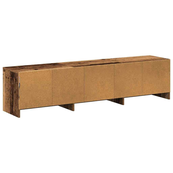 TV-kaappi LED-valoilla Vanha Puu 162 x 34 x 40 cm Tekninen puu