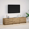 TV-kaappi LED-valoilla Taidekoivu 162 x 34 x 40 cm Tekninen puu