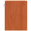 Seinäkaappi 2 kpl Vaha ruskea 30 x 30 x 40 cm Massiivinen mänty