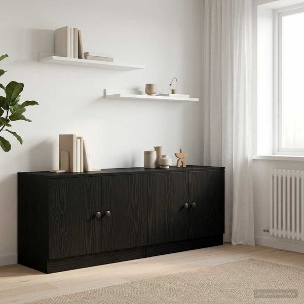 Varastokaappi parvisängylle 2 kpl Musta tammi 66 x 35 x 48 cm