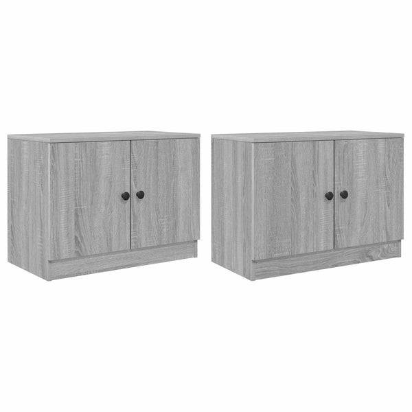 Varastokaappi parvisängylle 2 kpl Harmaa Sonoma 66 x 35 x 48 cm