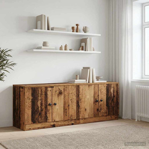 Varastokaappi parvisängylle 2 kpl Vanha puu 66 x 35 x 48 cm
