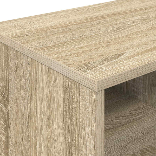 Sängynkaappi 2 kpl Sonoma-tammi 66 x 33 x 48 cm Tekninen puu