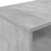 Sängynkaappi 2 kpl Betoninharmaa 66 x 33 x 48 cm Tekninen puu
