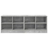 Sängynkaappi 2 kpl Betoninharmaa 66 x 33 x 48 cm Tekninen puu