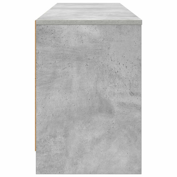 Sängynkaappi 2 kpl Betoninharmaa 66 x 33 x 48 cm Tekninen puu