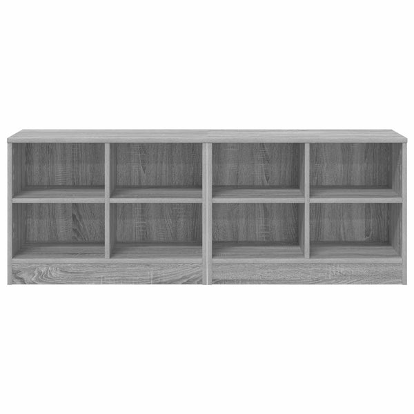 Sängynkaappi 2 kpl Harmaa Sonoma 66 x 33 x 48 cm Tekninen puu