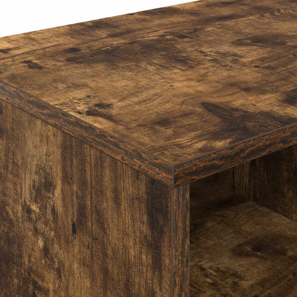Sängynkaappi 2 kpl Vanha puu 66 x 33 x 48 cm Tekninen puu