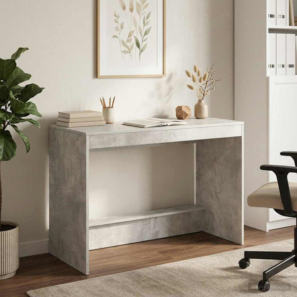 Sänky Pöytä Betoninharmaa Tekninen puu 100 x 45 x 75 cm