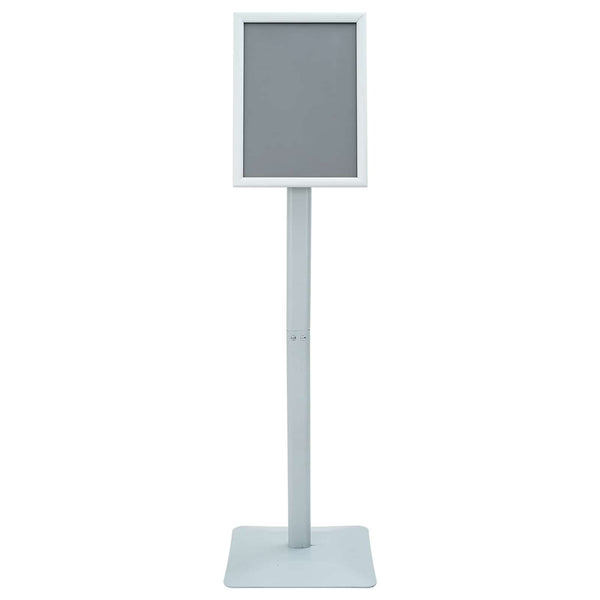 Pedestaali juliste teline 32 x 27 x 119 cm Valurauta Hopea