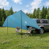 Ajoneuvoaukko Sininen 500 x 515 x 215 cm Polyesteri ja teräs