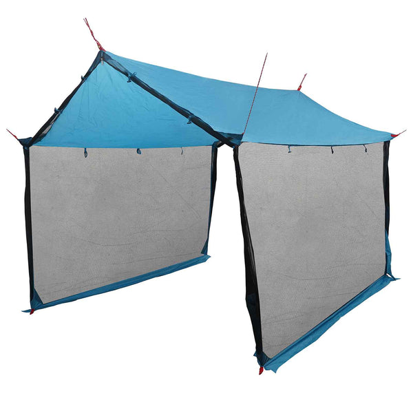 Camping-teltta verkkoseinillä Sininen 340 x 260 x 220 cm