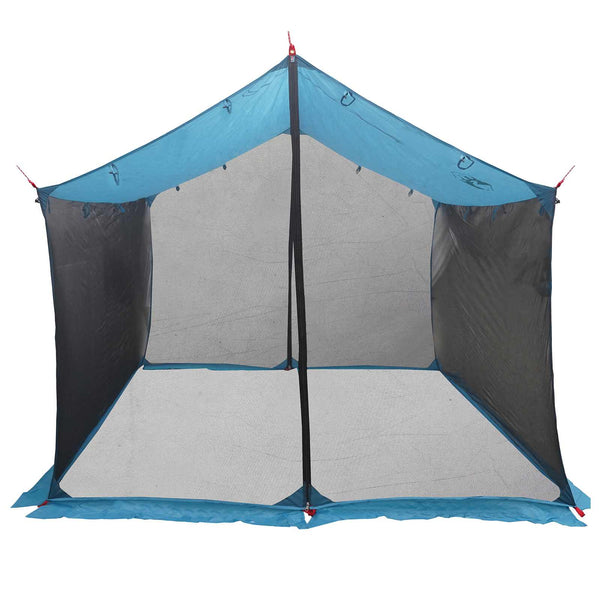 Camping-teltta verkkoseinillä Sininen 340 x 260 x 220 cm