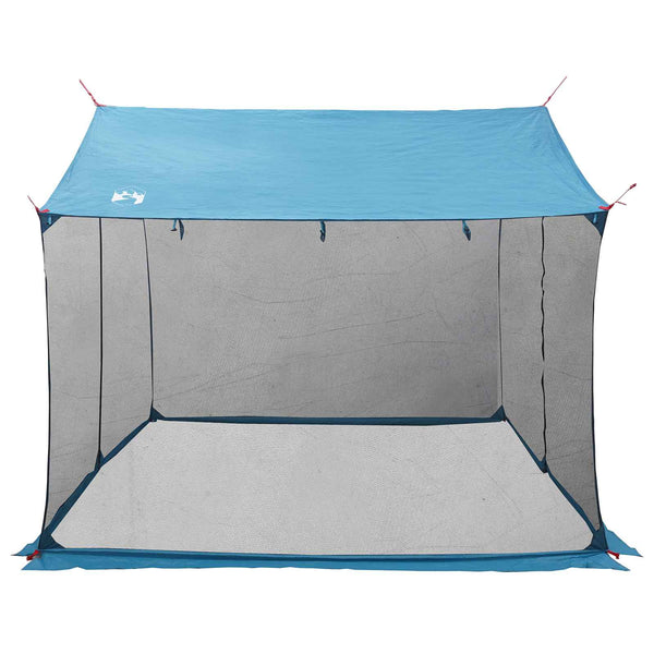 Camping-teltta verkkoseinillä Sininen 340 x 260 x 220 cm